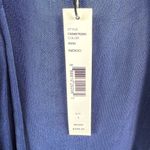 Alice + Olivia  Indigo Silk Draped Mini Dress Photo 8