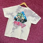 Hatsune Miku Vocaloids Virtual Anime Singer Tie Dye M/L  Photo 2