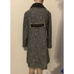 Missoni $1195 New M  42 6 Tweed Car Coat Crochet Trim Jacket Gray Black Pea Photo 5