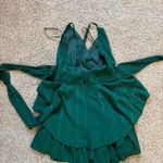 Saints + Secrets Emerald green romper  Photo 1