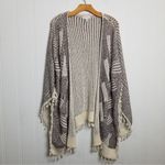 Anthropologie Eliana Pommed Hem Kimono, One Size Photo 1