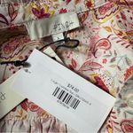 Pinch Floral Paisley Print Ruffle Long Sleeve Blouse Large NWT NEW Pink Photo 7