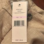 Nanette Lepore Wide Leg Linen Pants Beige - Size 10 NWT Photo 8