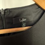 Lulu's One Shoulder Ruffle Maxi Dress in Black Size Medium Photo 2