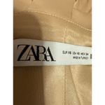 ZARA Brown Tan Satin Sleeveless Cami Camisole Corset Bandeau Crop Tank Top Sz XS Photo 2