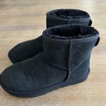 UGG  Women’s Classic Mini ll Black Ankle Boot Shearling Sheepskin Photo 0