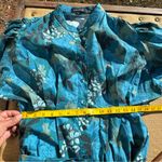 WYATT WYLDE Frances Dress Bloom 3/4 Sleeves Dress Medium Blue Photo 9