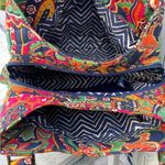 Vera Bradley  Orange Blue Green Venetian Shoulder Bag Photo 3