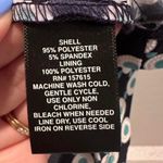 Liz Claiborne  Navy Blue Polka Dot Sleeveless Belted‎ Short Dress Sz 4 Photo 4