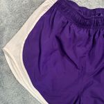 Nike Women's Athletic Shorts in Purple and White Photo 2