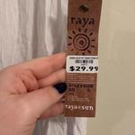 Raya Sun  White Beach Cover Up Size XL NEW WITH TAGS Photo 4