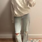 Revolve And Now This Blue Denim Distressed Flare Jeans Photo 2