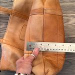 Super cool rustic Tan Leather Tote Bag Photo 13