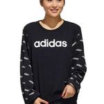 Adidas  Black Performance Womens Favorite Sweatshirt Size Small Photo 0