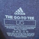 Adidas The Go To Tee Men's Navy Blue T-Shirt Large 100% Cotton Photo 3