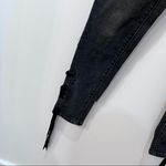 Universal Threads Universal Thread Black Wash High Rise Velvet Lace Up Skinny Jeans sz 0 Photo 2