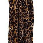 Buenos Ninos U Neck wild leopard hi lo Dress Adjustable straps size S travel Brown Photo 0