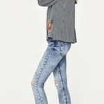 ZARA  High Waist Distressed Skinny Jeans Size 6 NEW Photo 5