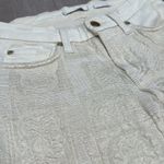 7 For All Mankind Seven  Women's Ivory Malhia Kent Design Stretch Denim Sz 26 Photo 2