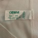 Carnival White Low Plunge longline Bustier Bra 203 strapless Womens 34A Bride Size undefined Photo 1