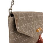 Stella & Dot  Always By Your Side Geometric Grey Crossbody Clutch Photo 3