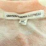 Grayson Threads Grayson Lounge Womens Tie Dye Heart Print Sweatshirt & Shorts Set Med Photo 6