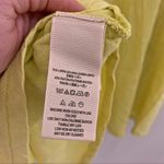 Free People  Skirt Yellow Linen‎ Blend Midi 10 New $98 Photo 5