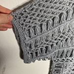 Romeo + Juliet Couture Gossip Girl crochet circle hem open knit sweater size S Photo 4