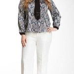 NWT $168 MYNT 1792 Womens Plus White Pants Office 20W Houndstooth 20 W Tall Photo 0