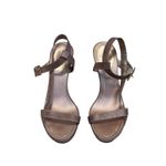 RENÉ CAOVILLA‎ Glitter Strappy Platform Sandal Saddle Brown size 38 $1020 Photo 2