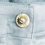 St. John Sport Aqua Blue Textured Pants Size 2 Straight Leg Logo Jacquard VTG Photo 8