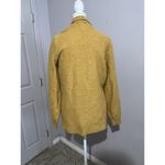 Abercrombie & Fitch Womens Yellow Wool Blend Oversized Open Cardigan Photo 2