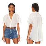 Free People  x We The Free Float Away Shirt Size Medium Photo 10
