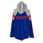 NFL Team Apparel Women's New England Patriots Football Hoodie Sweatshirt Medium Blue Photo 1