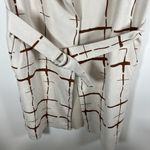 Bellivera Faux Suede‎ Sleeveless Jacket With Belt NWT Womens Size XS Brown Photo 3