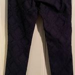Kim Kardashian Purple/Navy Textured Curvy Skinny Jeans Photo 3