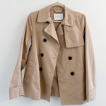 Everlane  Classic Trench Swing Crop Jacket Large Photo 0