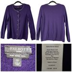 Talbots Womens 1X Merino Wool Base Layer Fringe Pearl Snap Whimsigoth Fairy Boho Photo 10