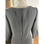 JODIFL Juleh Juleh Animal Print Sheath Dress 10 Wool Silk Square Neckline Flare Dress Photo 5