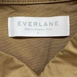 Everlane Dress Shirt Womens 0 Brown Button Front Long Sleeve Collared NWOT Photo 5
