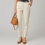 BFA Classics Ivory Cream Straight Leg Dress Pants Womens 10 White Photo 1