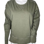 Athleta ‎ Sweatshirt Womens Medium Green Cruise Long Sleeve Top Lounge Athleisure Photo 0