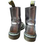 Dr. Martens  13499 Platinum Pewter Metallic 8 Eye Boots Women's US 6 EU 37 #S139-8 Photo 3