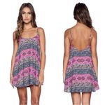 Show Me Your Mumu  Bella Mini Dress in La Boheme Pink Small Photo 1