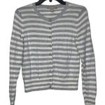 Banana Republic  Striped Long Sleeve Button Down‎ Cardigan Sweater Medium Women Photo 0