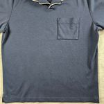 Untuckit Short Sleeve Polo Shirt Blue Women's Size Medium Cotton Photo 2