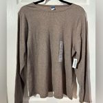Old Navy NWT Taupe Crewneck Sweater XXL Photo 0