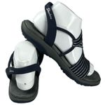 Skechers  Women's Navy Strappy Open Toe Flat Sandals Shoes Size 9 Slingback NWOT Photo 2