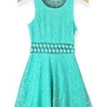 Bailey blue Dress Women's XS/S Turquoise Lace Fit Flare Easter Church Party NWT Photo 0