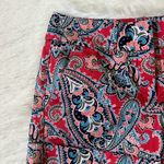 New York & Company Women Paisley Print Shorts Size 0 Pink Photo 2